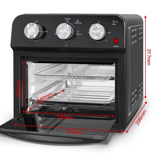 Freidora de aire de 12.5 Qt con parrilla de cocción multifunción avanzada, freír con aire,