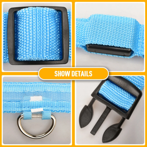 Collar LED Ajustable para Perros Luz Intermitente Brillante Seguridad para Mascotas