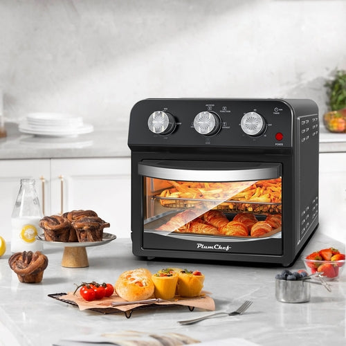 Freidora de aire de 12.5 Qt con parrilla de cocción multifunción avanzada, freír con aire,