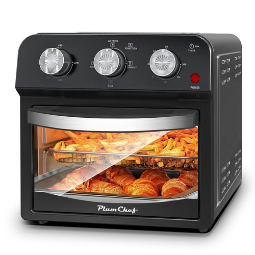 Freidora de aire de 12.5 Qt con parrilla de cocción multifunción avanzada, freír con aire,