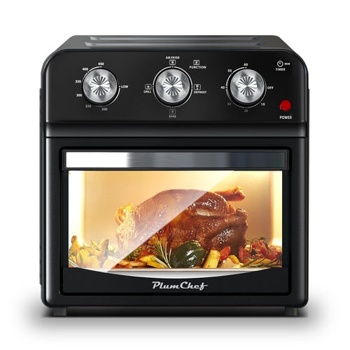 Freidora de aire de 12.5 Qt con parrilla de cocción multifunción avanzada, freír con aire,