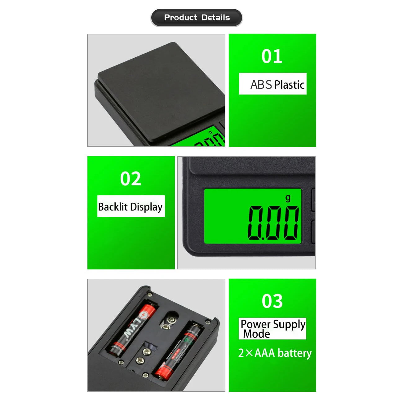Factory High Quality Electronics Digital Pocket Scale 0.01g Accuracy Digital Jewlery Mini Pocket Scale