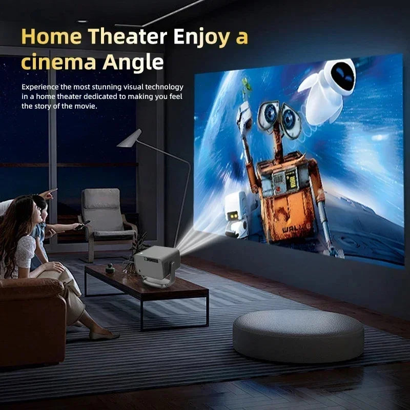 P20 Pro Smart Home Mini Video Projector Android 13 Full HD 1080P with Auto Focus & Keystone 4K Max Resolution Freestyle Beamer