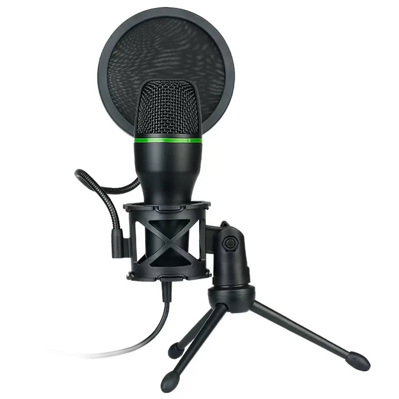 3.5MM/USB Condenser Microphone Wired For PC Computer Laptop Professional Gaming Accessories Streaming Sound  Podcast  Record
