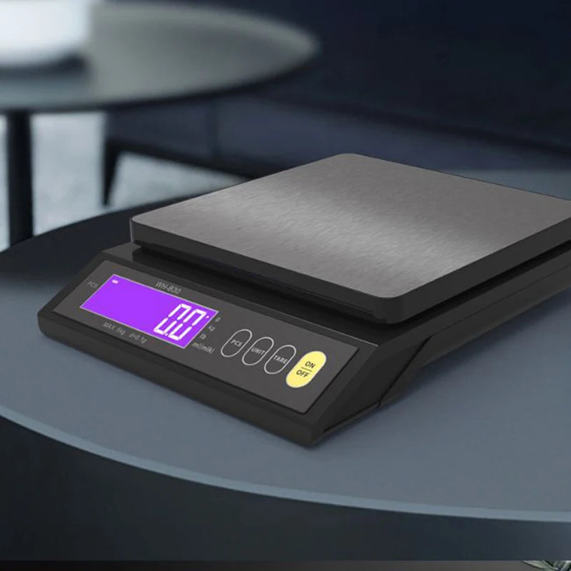 Waterproof  Digital Electronic Kitchen Scale LCD Home Food Snack 5kg/0.1g 10kg/1g Stainless Steel Measuring Weighing Tool