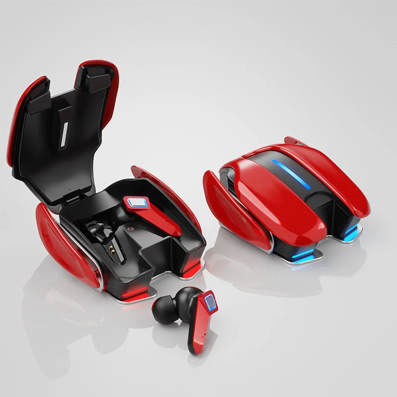 Bluetooth Gaming Earphone Cool Appearance Aluminum Alloy Base Lighting Music Game Dualmode Low Latency HiFi Sound Effect Headset