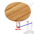 Bamboo Wireless Charger 15W 10W 5W Fast Wireless Charging Pad for iPhone 13 12 mini 11 Pro Max Samsung Galaxy AirPods Pro 2
