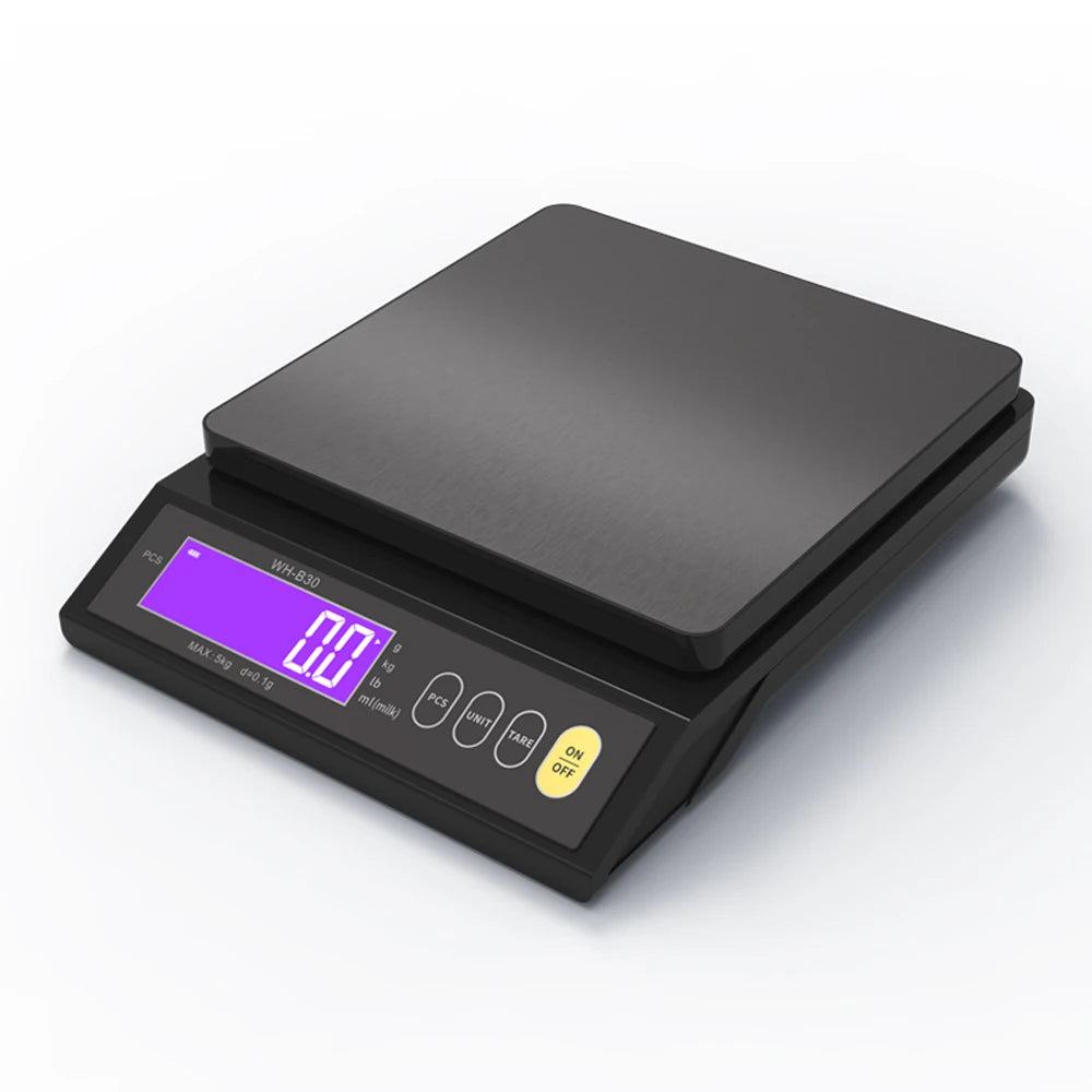 Rechargeable Digital Scale IP67 Waterproof High Accurate Kitchen Scale with Counting Tare Zeroing Auto Power Off Unit Conversion