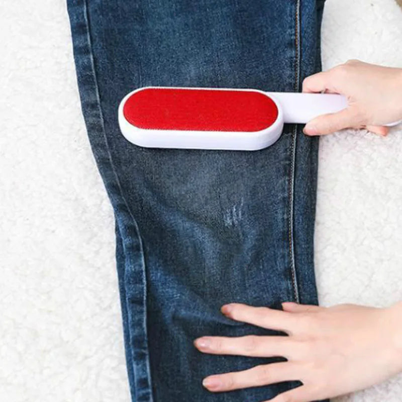 Double Sided Reusable Cleaning Brush Clothes Lint Removal Static Brush Home Coat Suit Brush Pet Hair Remover