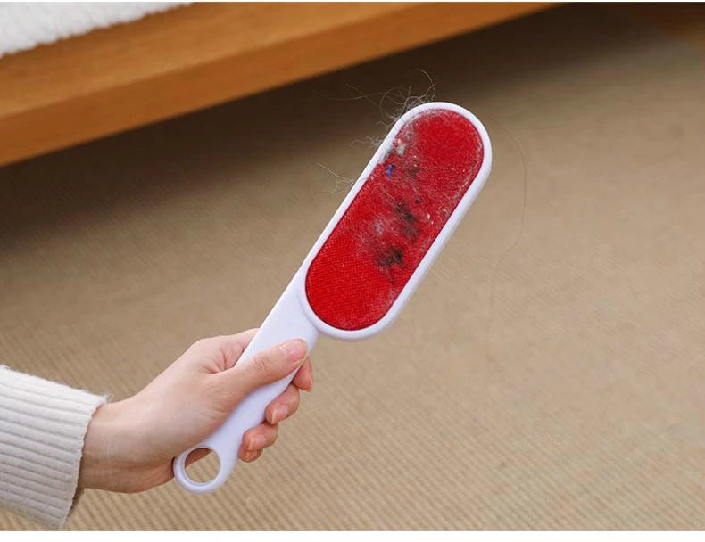 Double Sided Reusable Cleaning Brush Clothes Lint Removal Static Brush Home Coat Suit Brush Pet Hair Remover