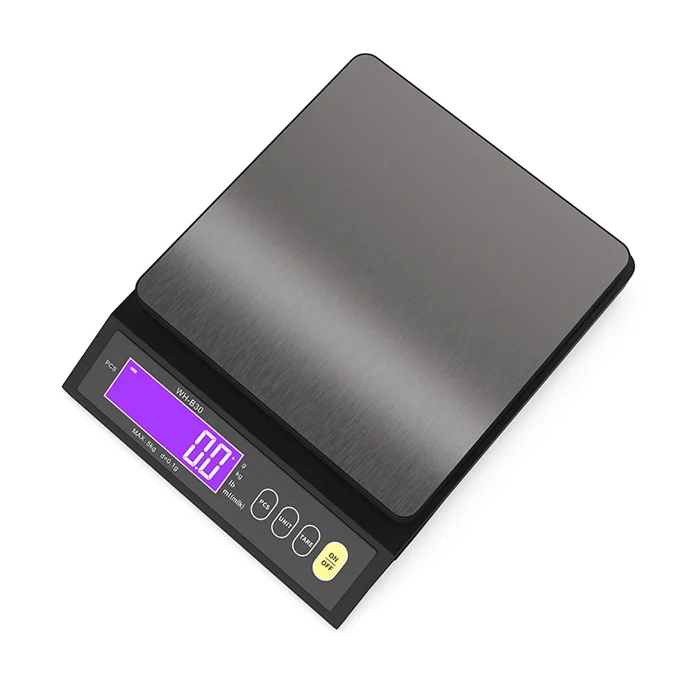 5KG 10KG Digital Scale Rechargeable Electric Scale 0.1g 1g Kitchen Scale Counting Tare Zeroing Auto Power Off Unit Conversion