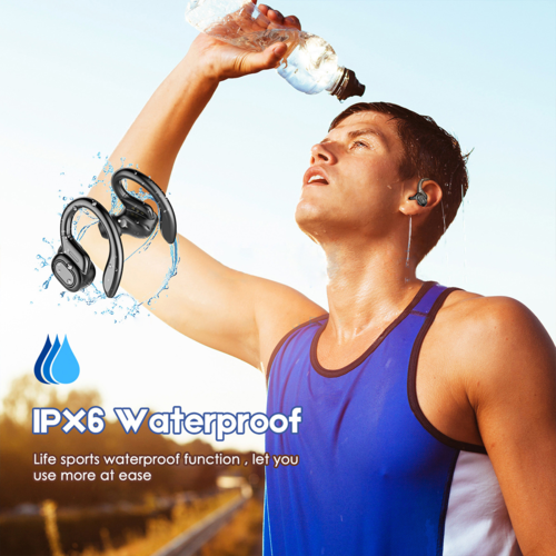 Auriculares deportivos TWS Bluetooth V5.0 con pantalla LED para iPhone Huawei