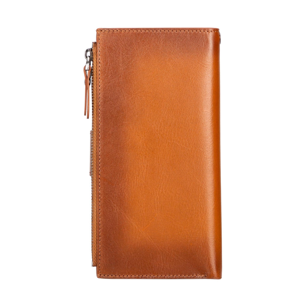 Billetera de cuero con correa para celular Kaycee para mujer